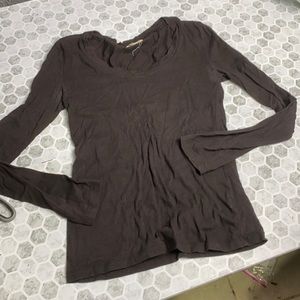 Zenana Outfitters Small Brown long Sleeve T Shirt